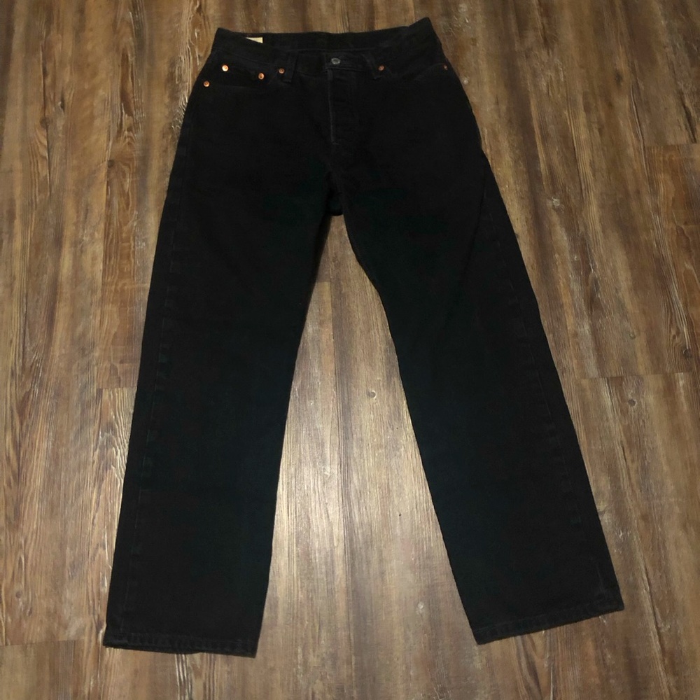 Levi's 501 Jeans Women's 29 Premium Denim Big E Button Fly 90s Straight Leg